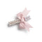 Halo Luxe Molly Double Strand Pearl Grosgrain Bow Clip - Ballet Slipper