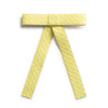 Halo Luxe Poppy Braided Woven Patent Clip - Lemon
