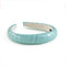 Halo Luxe Poppy Braided Woven Patent Headband - Powder Blue