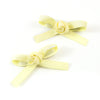 Halo Luxe Darla Rose Satin Double Clip Set - Pale Yellow