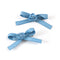 Halo Luxe Darla Rose Satin Double Clip Set - Dusty Blue