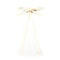 Halo Luxe Darla Rose Satin  Bow Hair Clip - Ivory