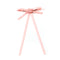 Halo Luxe Darla Rose Satin  Bow Hair Clip - Light Pink