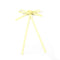 Halo Luxe Darla Rose Satin Bow Hair Clip - Pale Yellow