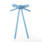 Halo Luxe Darla Rose Satin Bow Hair Clip - Dusty Blue