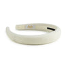 Halo Luxe Signature Terry Logo Headband - Ivory