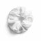 Halo Luxe Signature Terry Logo Scrunchie - White