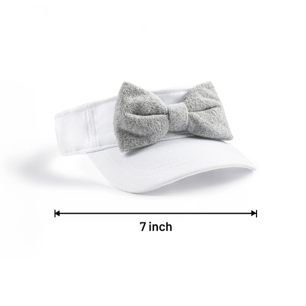 Halo Luxe Terry Visor - Heather Gray