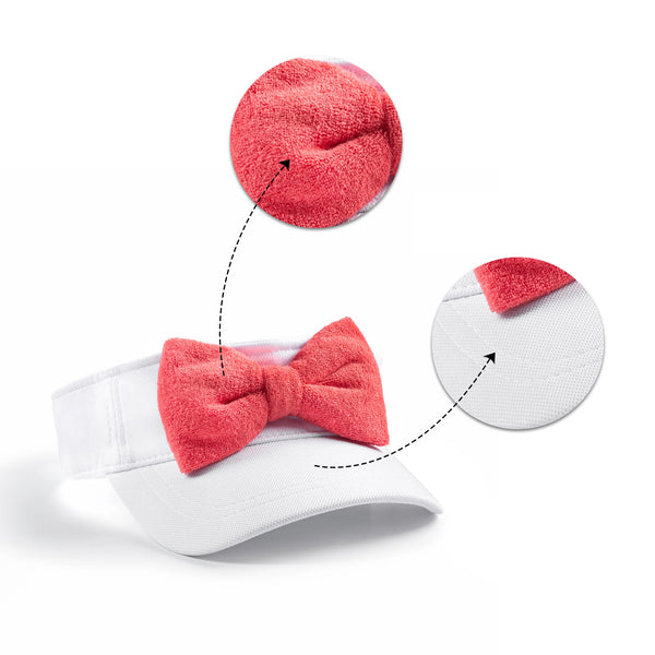 Halo Luxe Terry Visor - Strawberry