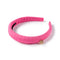 Halo Luxe Ava Scalloped Headband - Solid Hot Pink