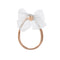 Halo Luxe Emma Organza Baby Band - White