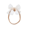 Halo Luxe Emma Organza Baby Band - Ivory