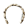 Halo Luxe Evelyn Twisted Link Headband - Ecru