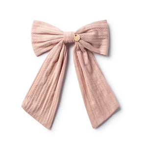 Forever eylet long tail clip mauve - Halo Luxe