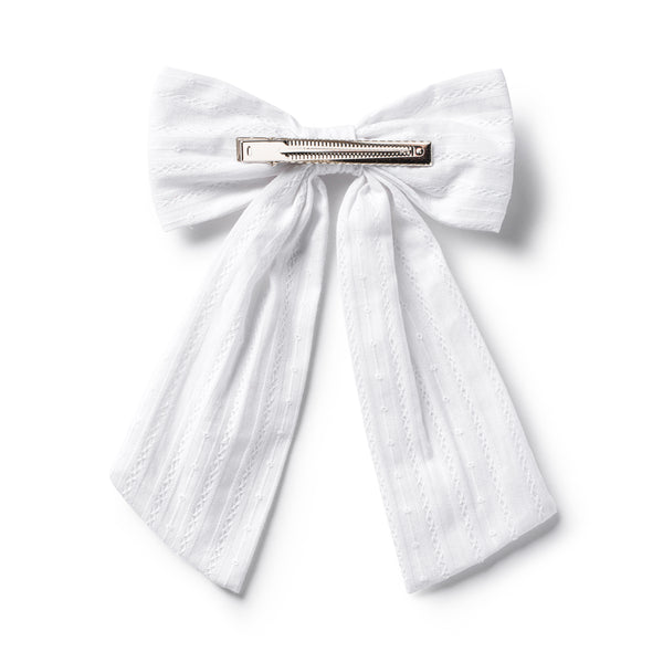 Forever eylet long tail clip white - Halo Luxe