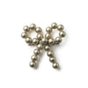 Halo Luxe Lea Pearl Beaded Bow Clip - Gold