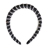 Halo Luxe Noa Fringe Headband - Black Denim