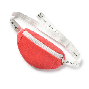 Terry belt bag Strawberry - Halo Luxe