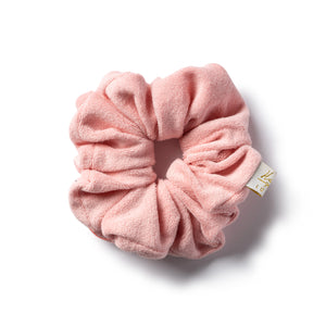 Terry scrunchie ballet slipper pink - Halo Luxe