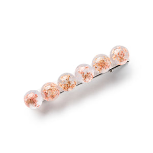 Whisper beaded baby's breath clip pink - Halo Luxe