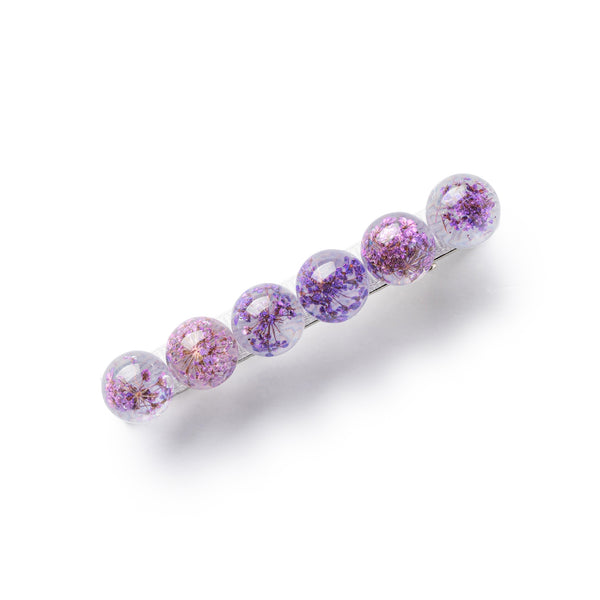 Whisper beaded baby's breath clip lavender - Halo Luxe