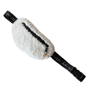 Sherpa Belt Bag Ivory - Halo Luxe