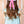 Load image into Gallery viewer, Ava scalloped long tailed clip hot pink - Halo Luxe
