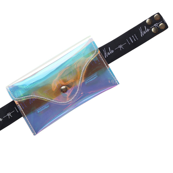 Holographic Logo Belt Bag - Halo Luxe